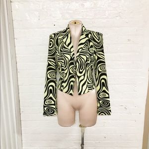 SOLD Vintage Alberto Makali Marble Print Jacket